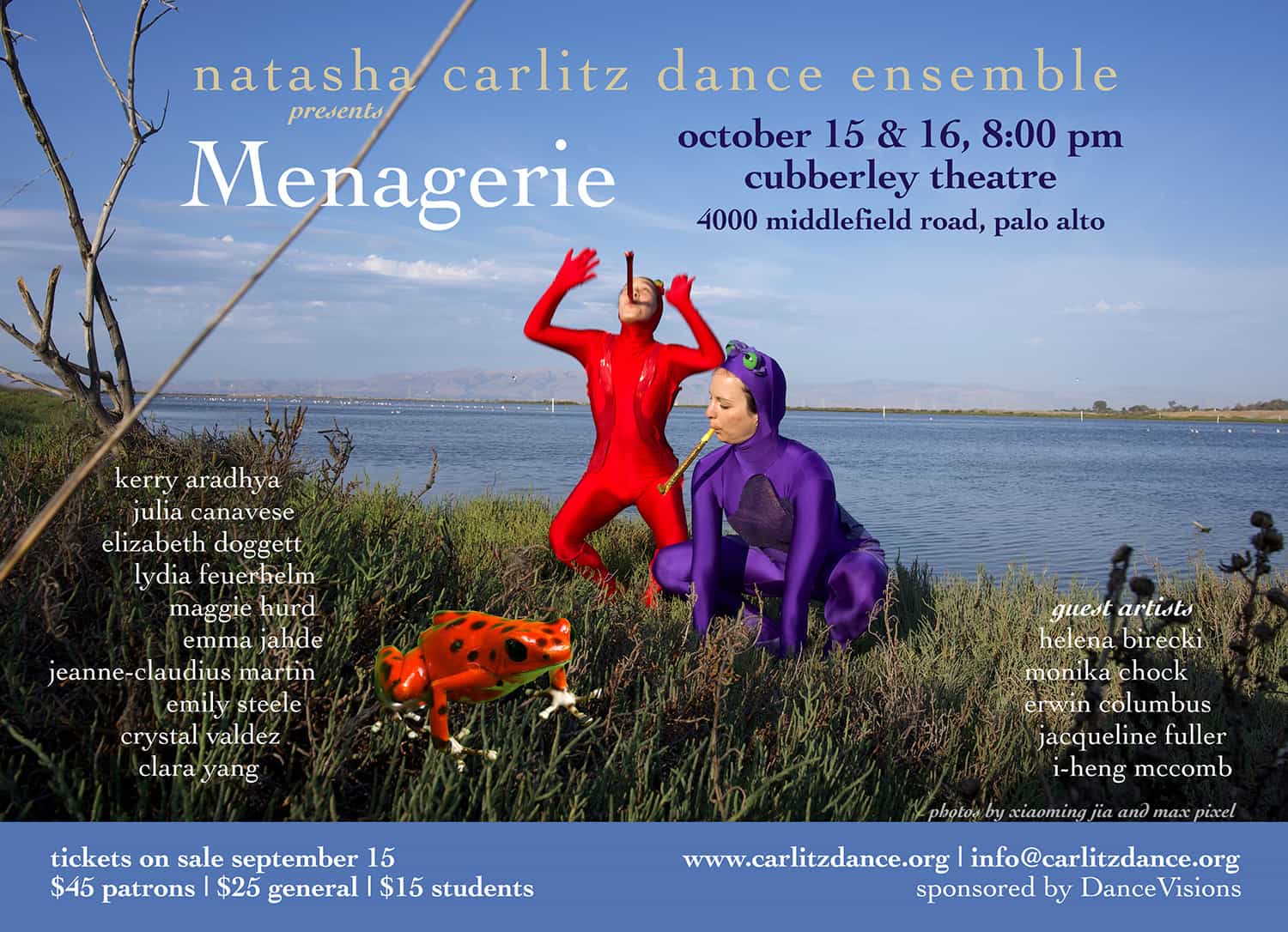 images from dance show Menagerie