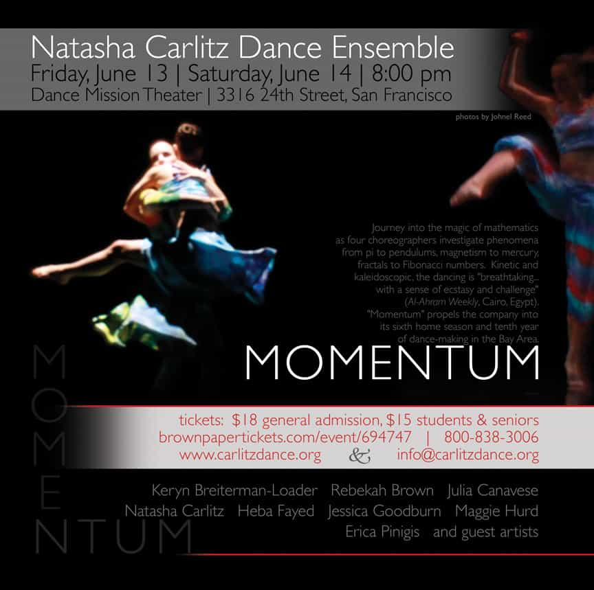 images from dance show Momentum preview