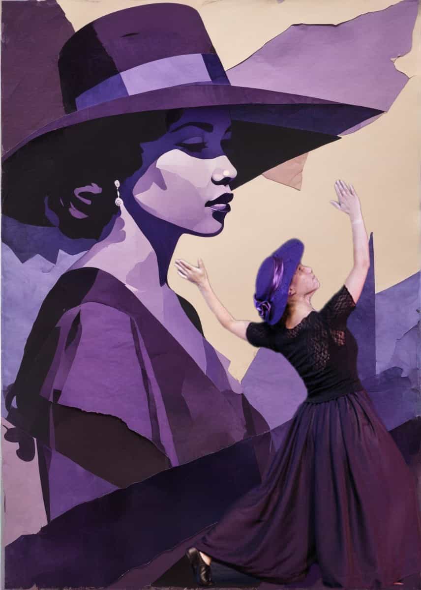 image from dance Portrait with Purple Hat